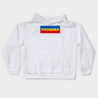 Pacquiao Surname Kids Hoodie